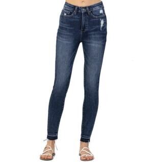 Judy Blue Too Good To Be True Skinny Fit Jeans Dark Wash Size 9/29 *88417 EUC